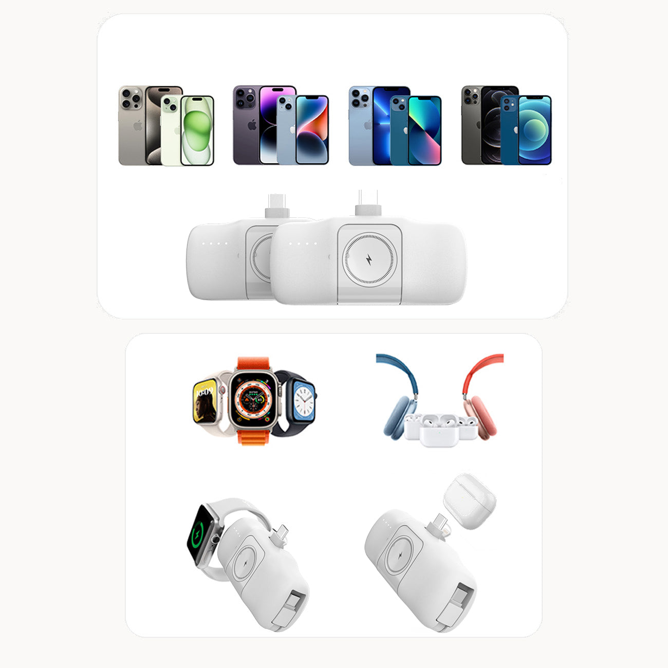 Power Banks – Mini powerbank 5000mAh 15W iPhone Lightning and - Carlat