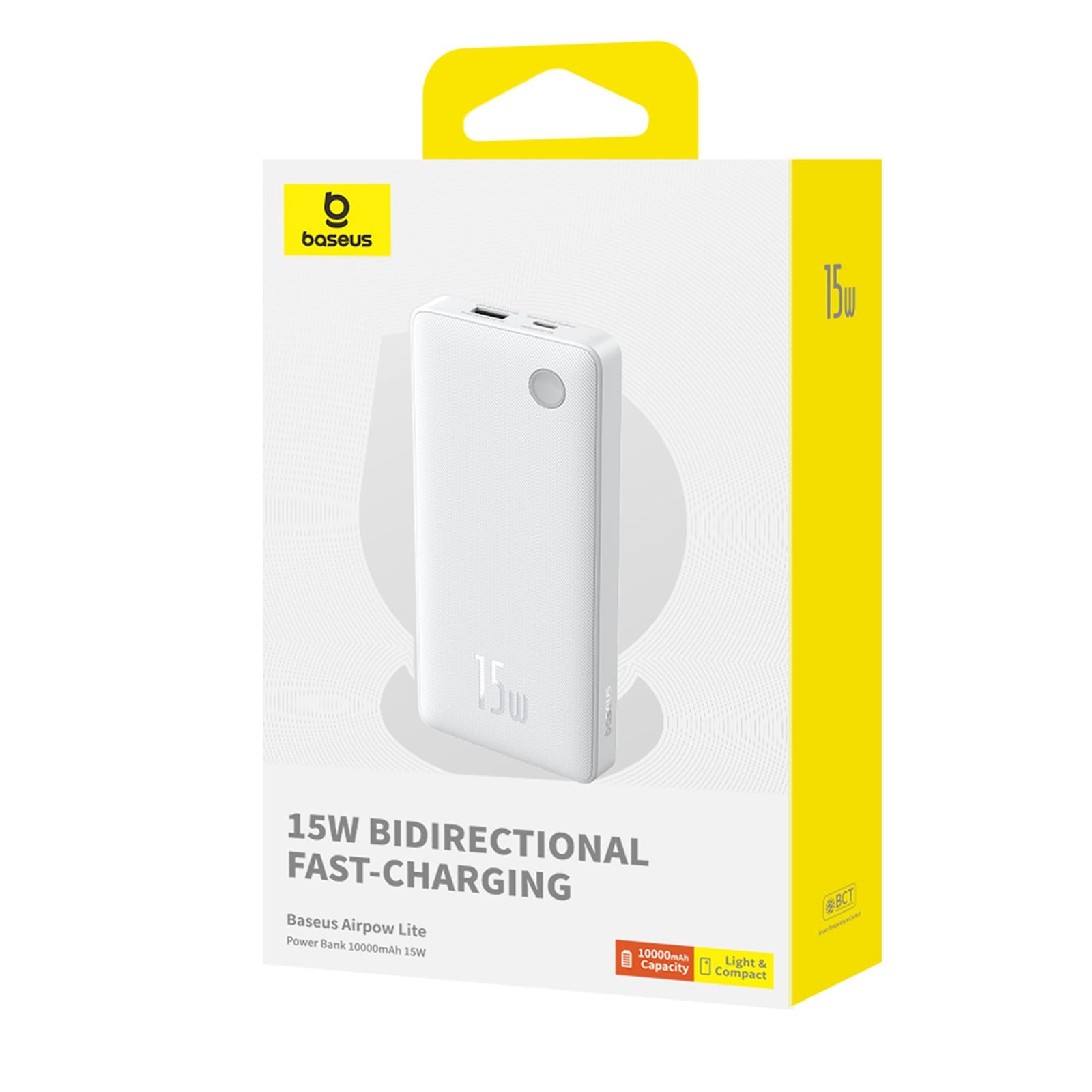 Power Banks – Powerbank 10000mAh 15W Airpow Lite with USB-A - Carlat