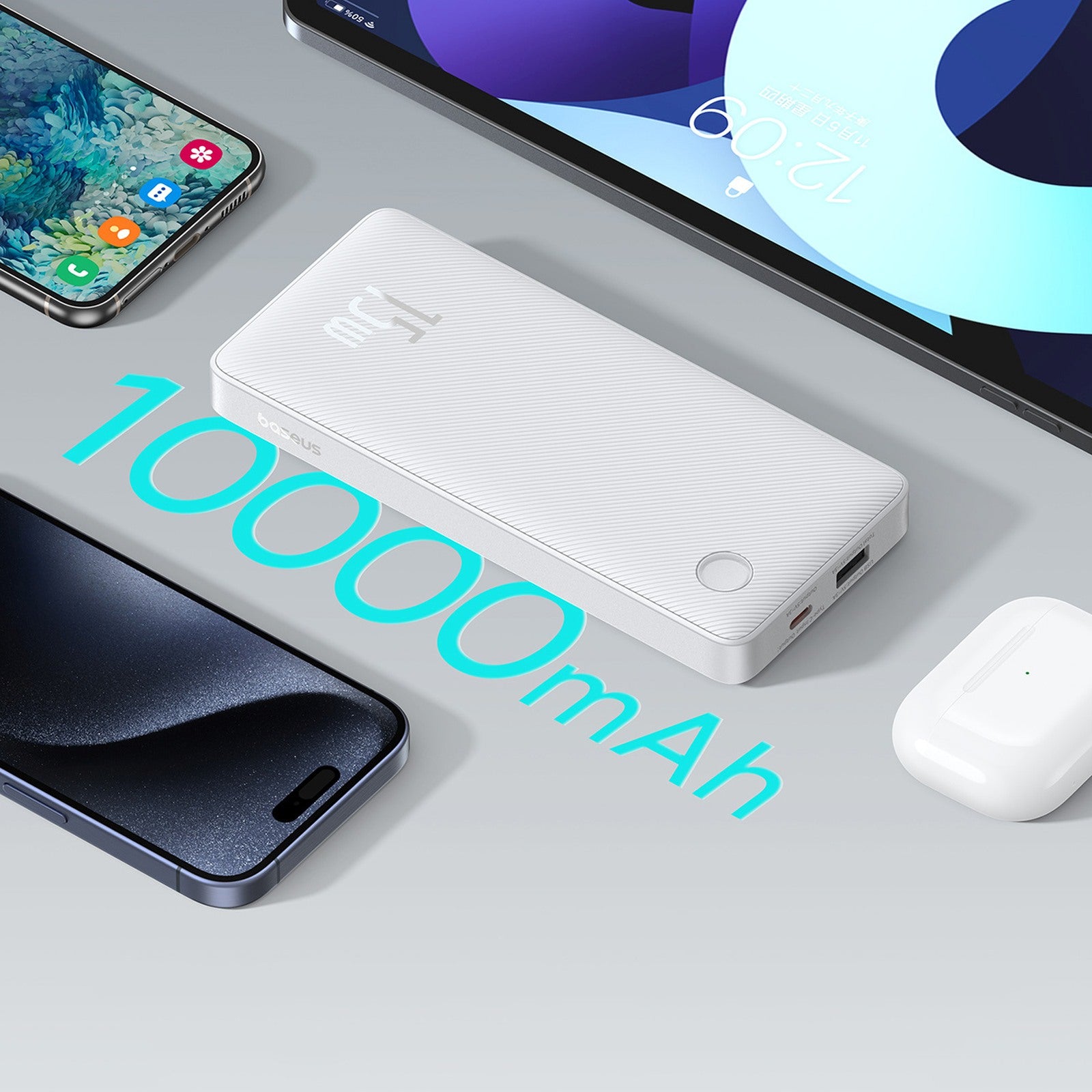 Power Banks – Powerbank 10000mAh 15W Airpow Lite with USB-A - Carlat