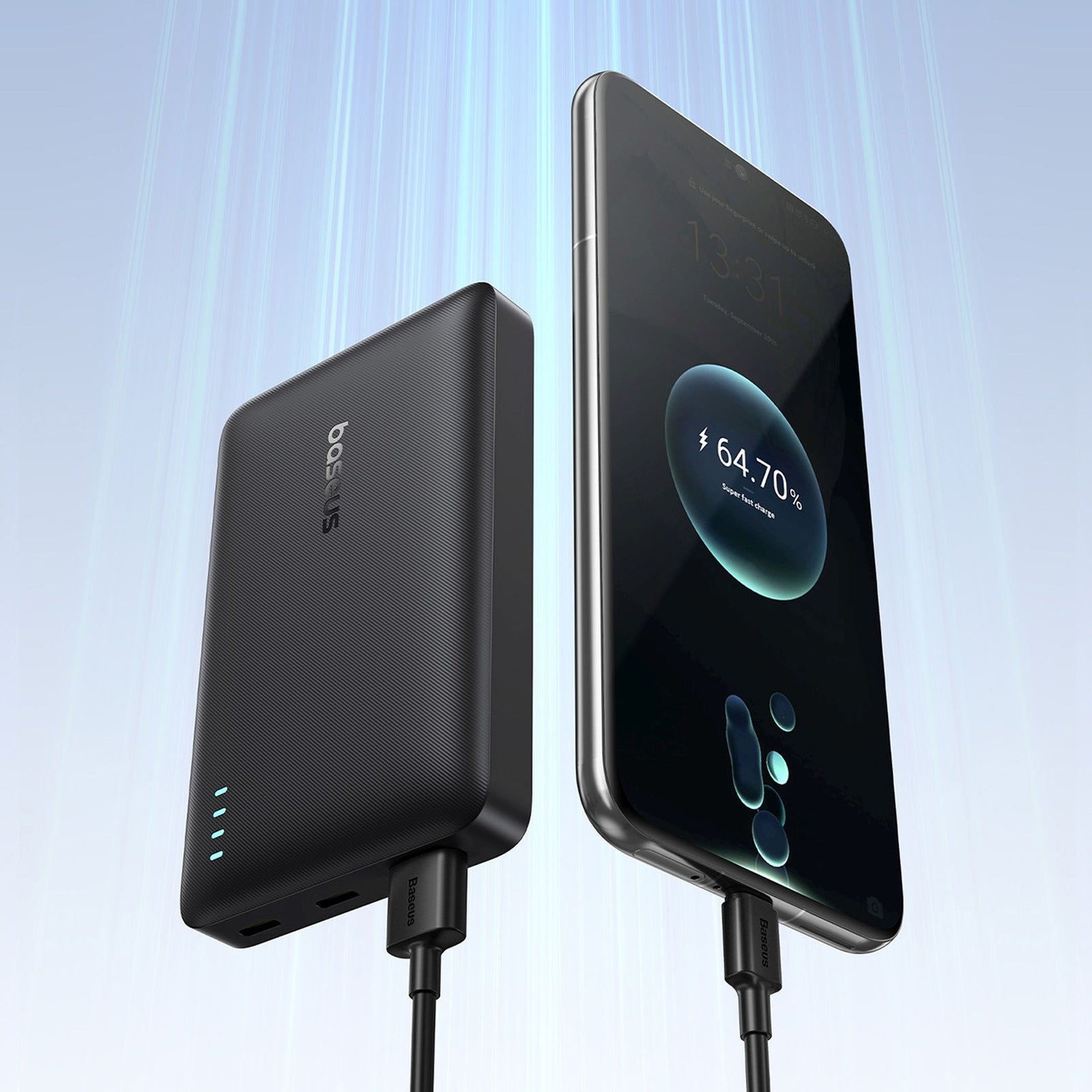 Power Banks – Powerbank 10000mAh 22.5W EnerFill FP21 USB-A USB-C - Carlat