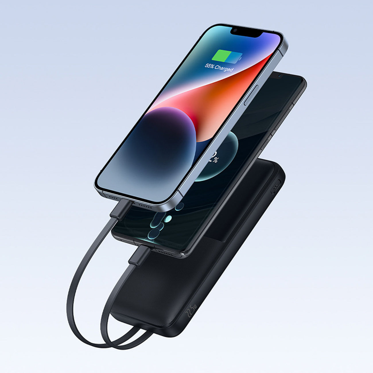 Power Banks – Powerbank 10000mAh 22.5W with display with USB-C - Carlat