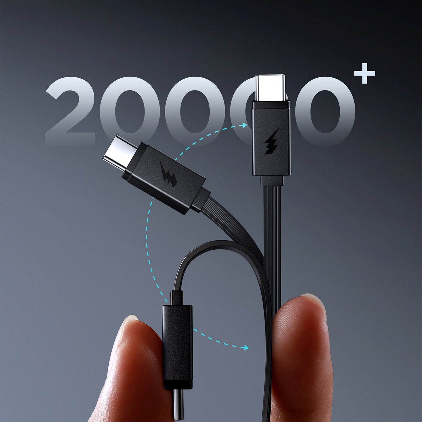 Power Banks – Powerbank 10000mAh 22.5W with retractable USB-C cable - Carlat