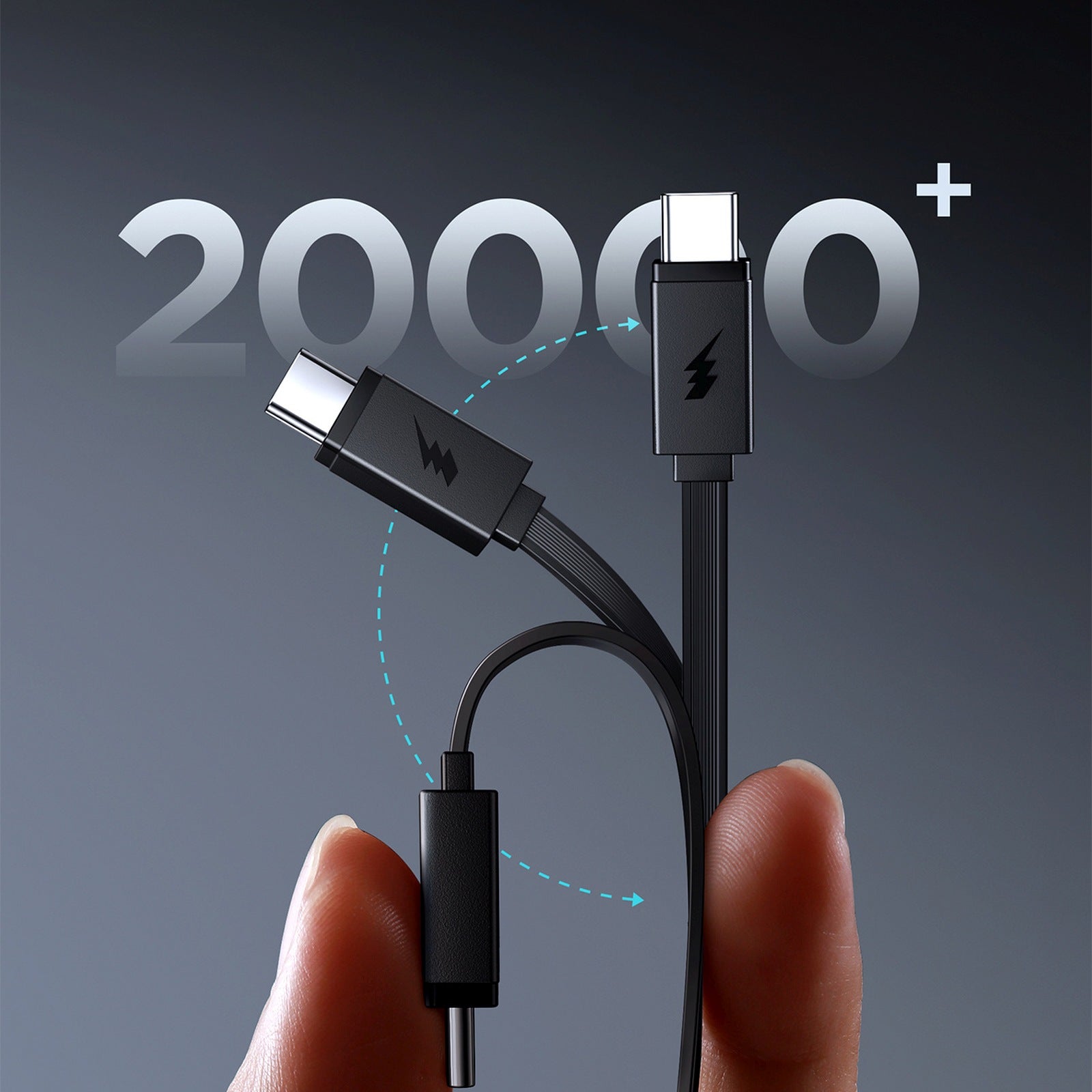 Power Banks – Powerbank 10000mAh 22.5W with retractable USB-C cable - Carlat