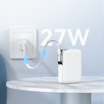 Power Banks – Powerbank 10000mAh 30W with built-in USB-C cable - Carlat