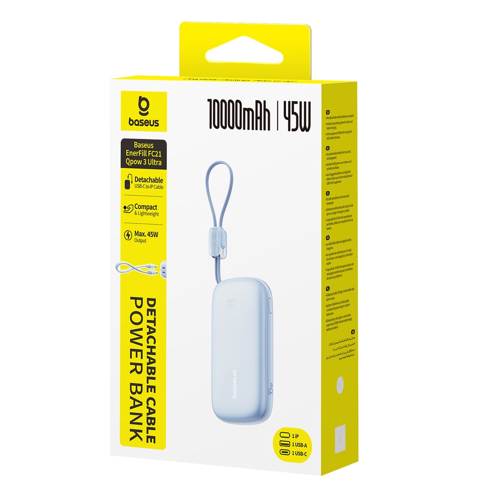 Power Banks – Powerbank 10000mAh 45W with USB-C iPhone Lightning - Carlat