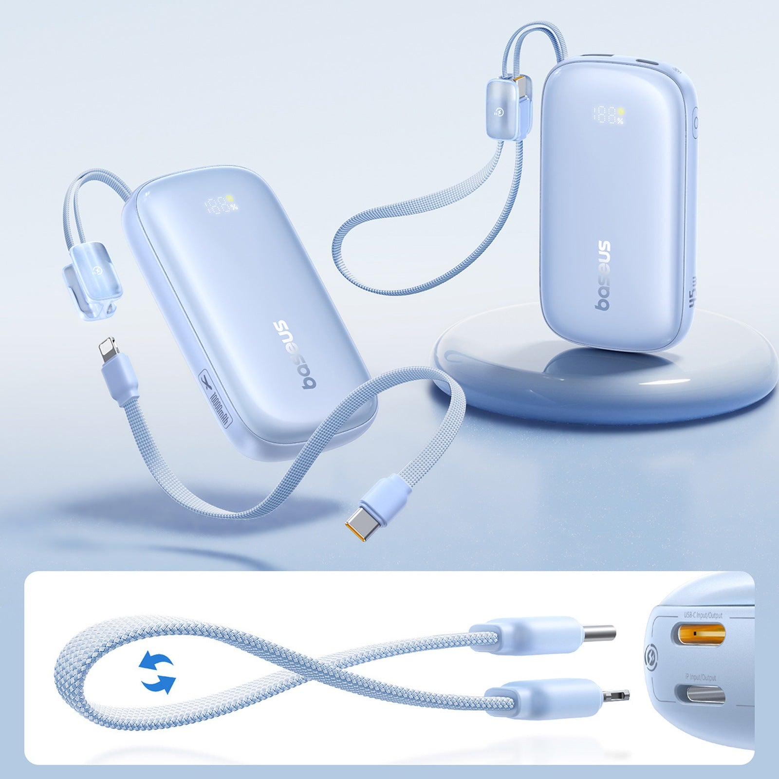 Power Banks – Powerbank 10000mAh 45W with USB-C iPhone Lightning - Carlat