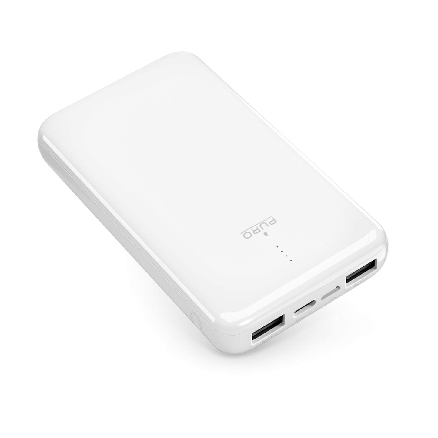 Power Banks – Powerbank 10000mAh USB-A USB-C 12W - white - Carlat