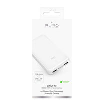 Power Banks – Powerbank 10000mAh USB-A USB-C 12W - white - Carlat