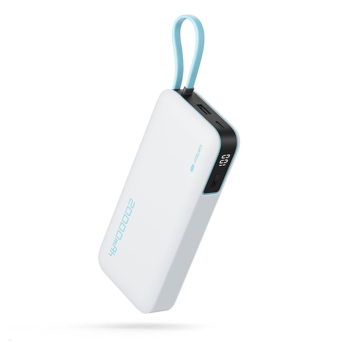 Power Banks – Powerbank 10000mAh USB-A USB-C with built-in cable - Carlat