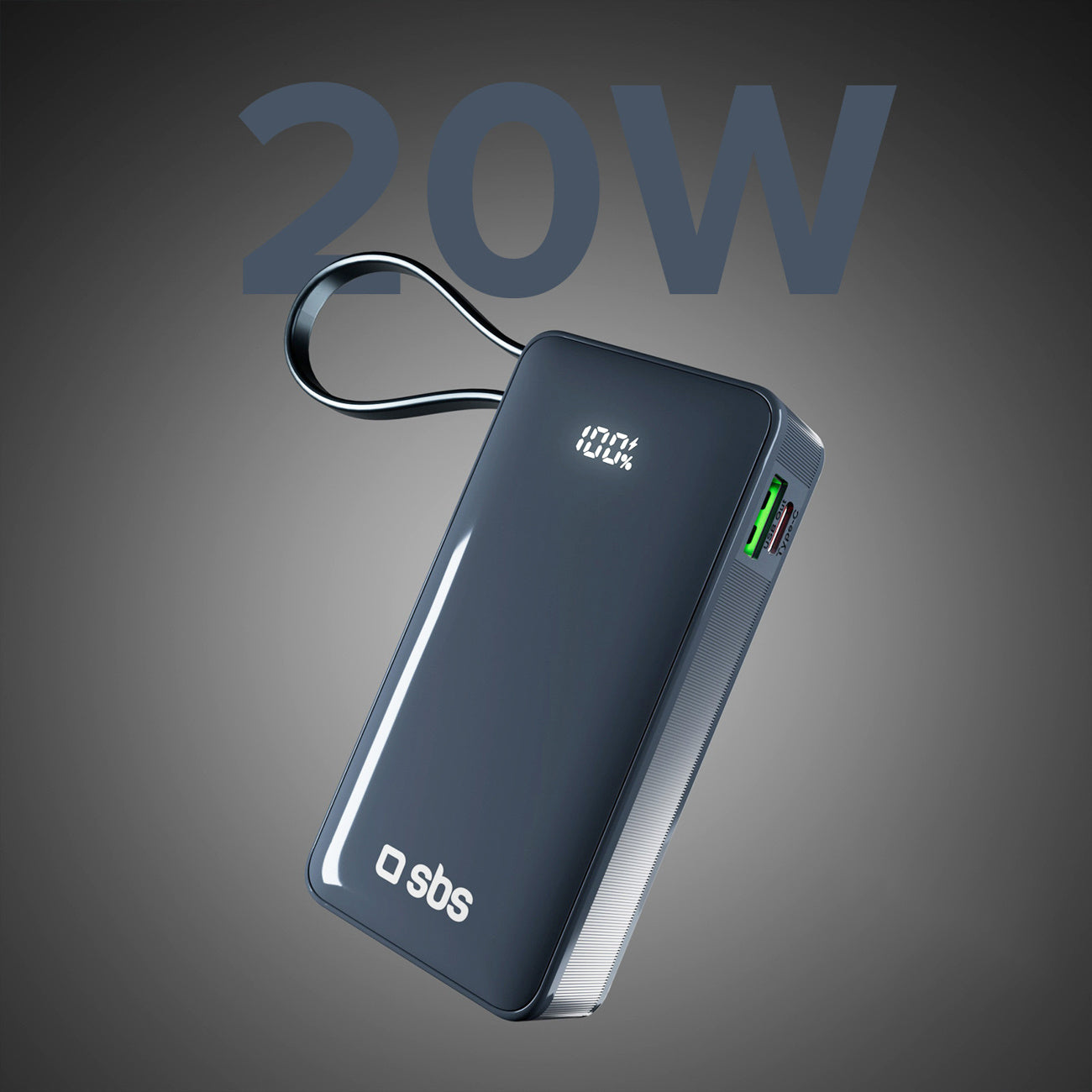 Power Banks – Powerbank 10000mAh USB-A USB-C with built-in display, - Carlat