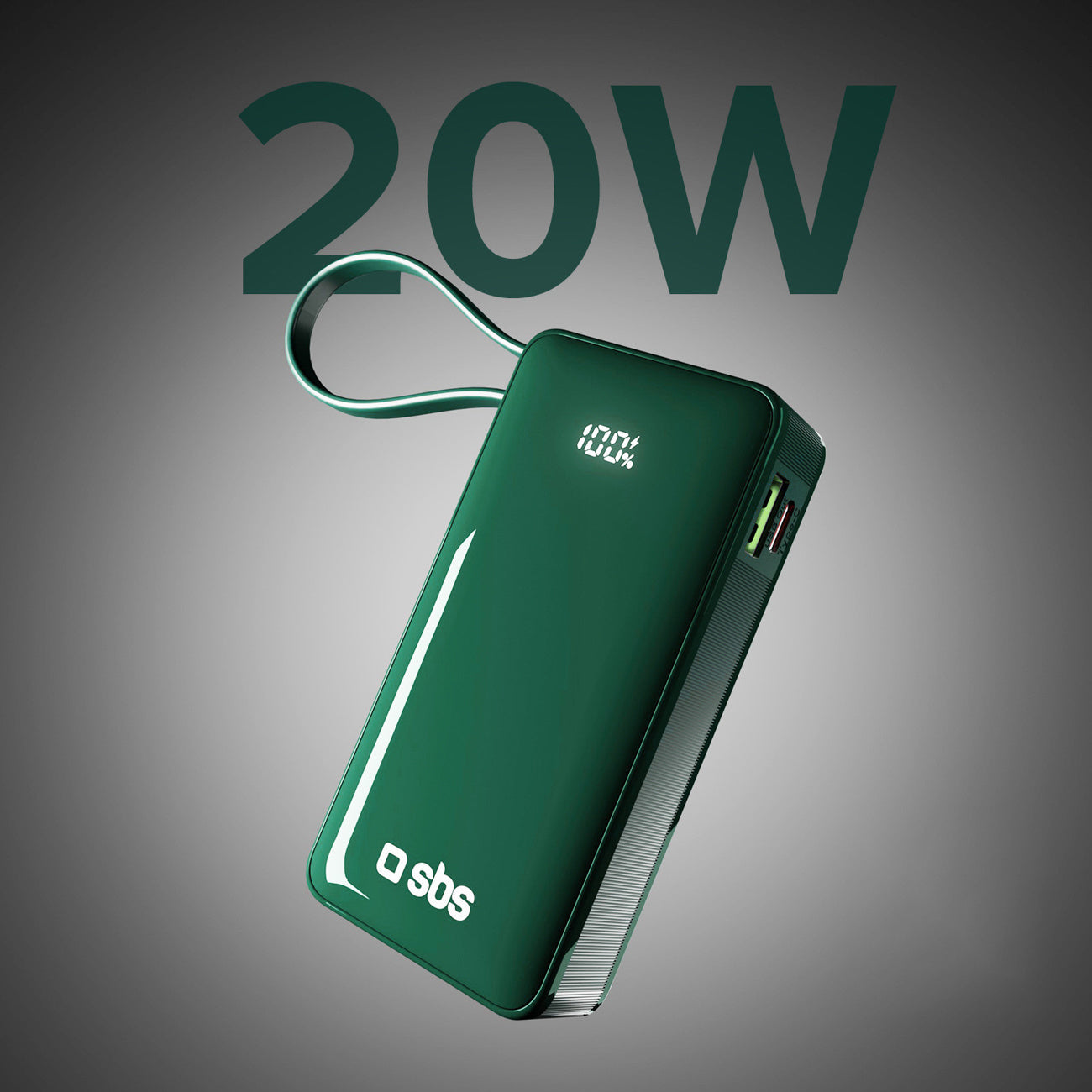 Power Banks – Powerbank 10000mAh USB-A USB-C with built-in display, - Carlat
