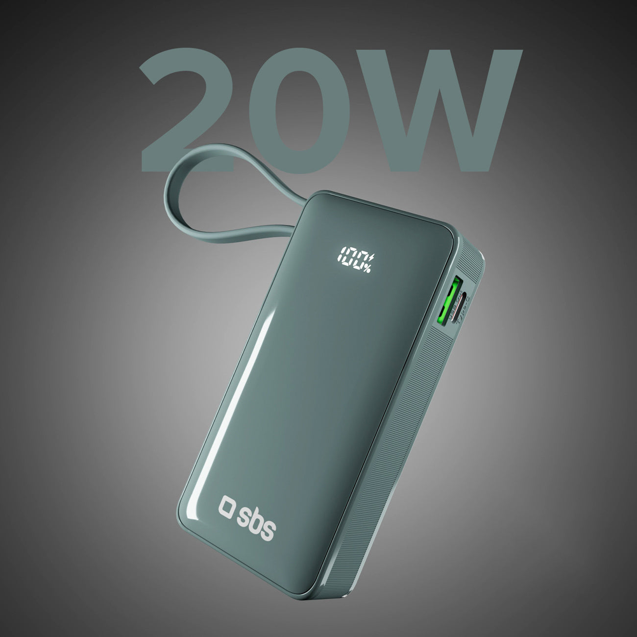 Power Banks – Powerbank 10000mAh USB-A USB-C with built-in display, - Carlat