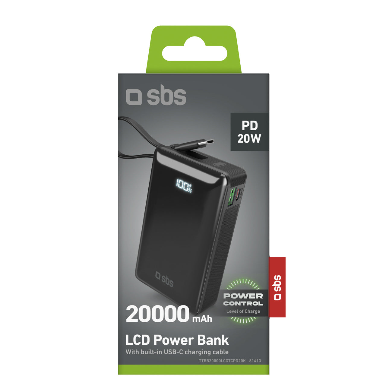 Power Banks – Powerbank 10000mAh USB-A USB-C with built-in display, - Carlat