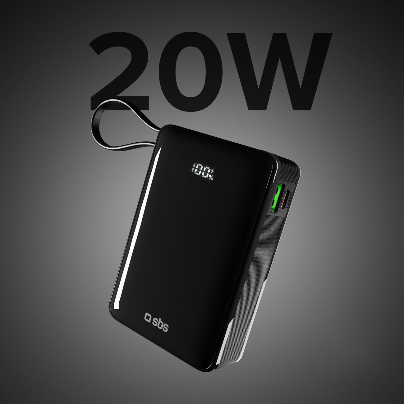 Power Banks – Powerbank 10000mAh USB-A USB-C with built-in display, - Carlat