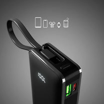 Power Banks – Powerbank 10000mAh USB-A USB-C with built-in display, - Carlat