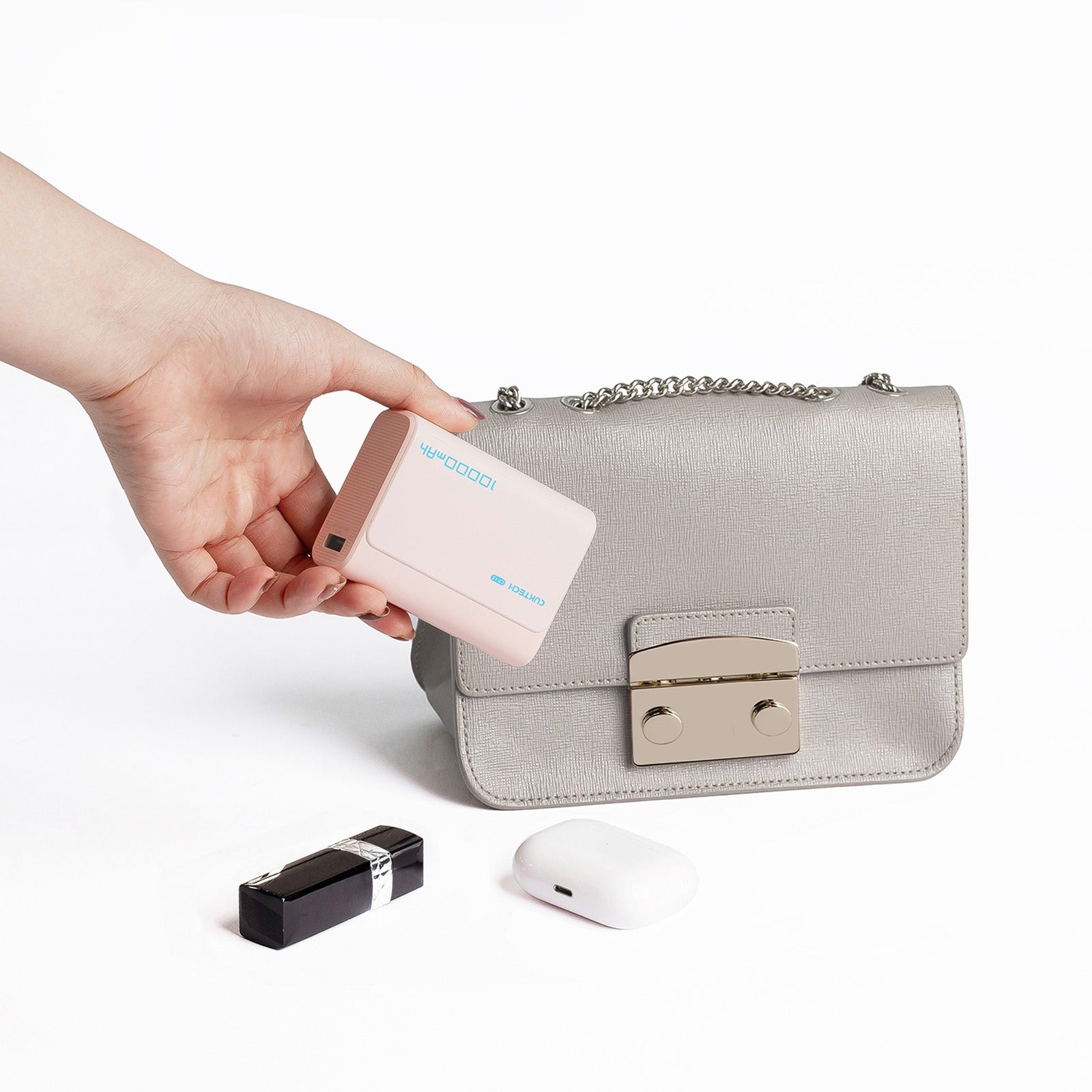 Power Banks – Powerbank 10000mAh USB-C USB-A 30W - pink - Carlat