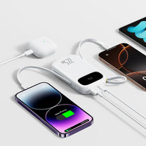 Power Banks – Powerbank 10000mAh with display and built-in cables - Carlat