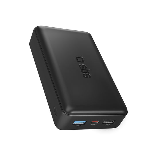 Power Banks – Powerbank 20000 mAh USB-A USB-C - black - Carlat