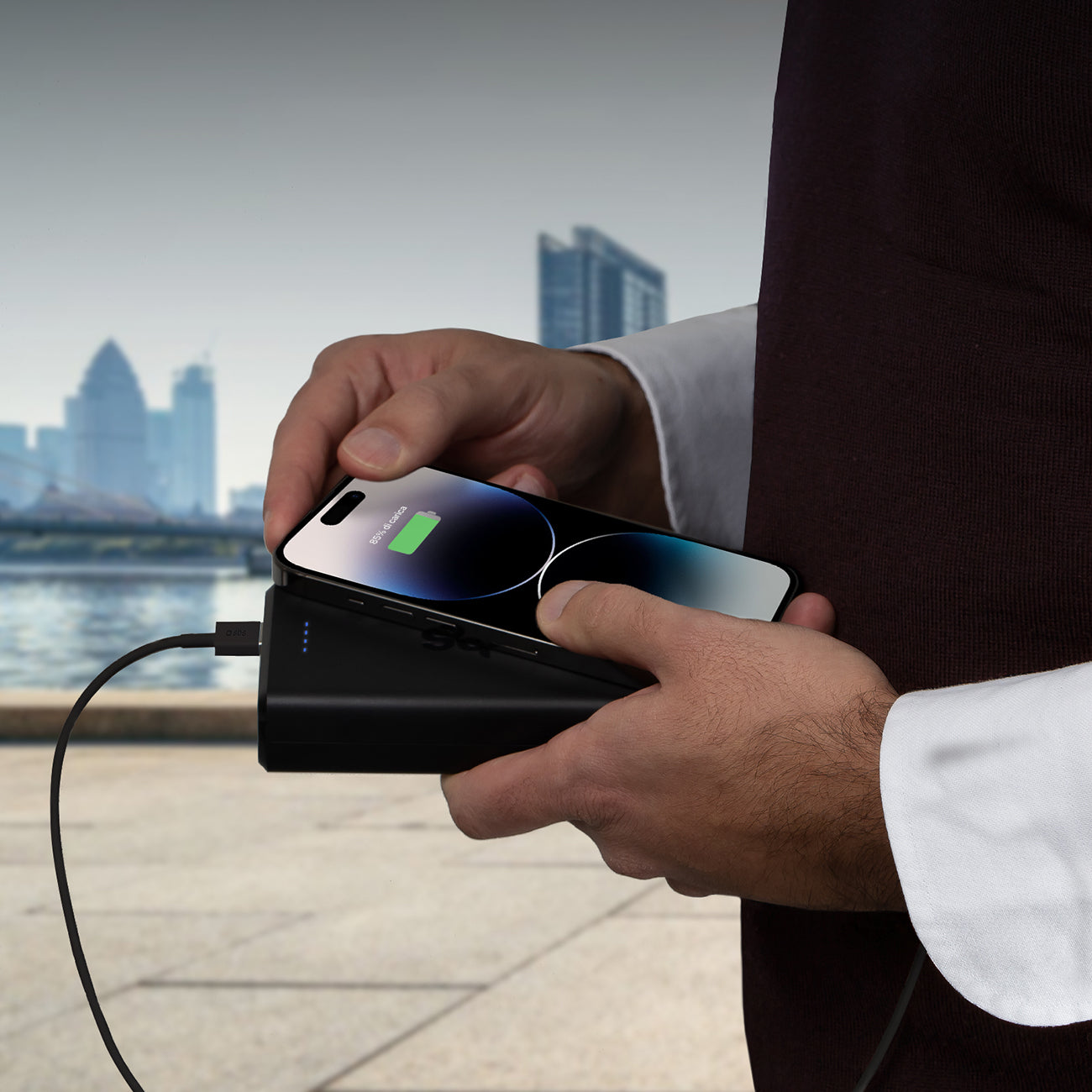 Power Banks – Powerbank 20000 mAh USB-A USB-C - black - Carlat