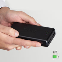 Power Banks – Powerbank 20000 mAh USB-A USB-C - black - Carlat