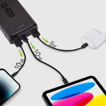 Power Banks – Powerbank 20000 mAh USB-A USB-C - black - Carlat