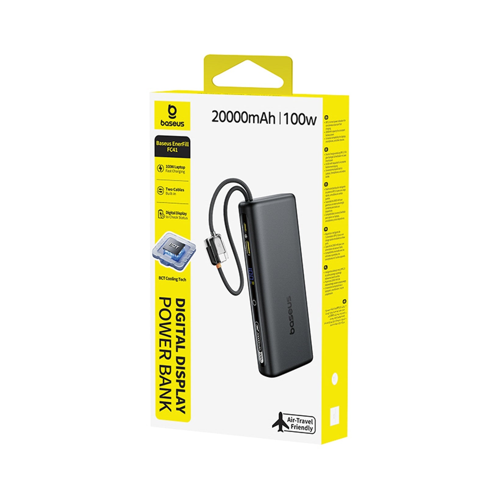 Power Banks – Powerbank 20000mAh 100W with display and built-in - Carlat