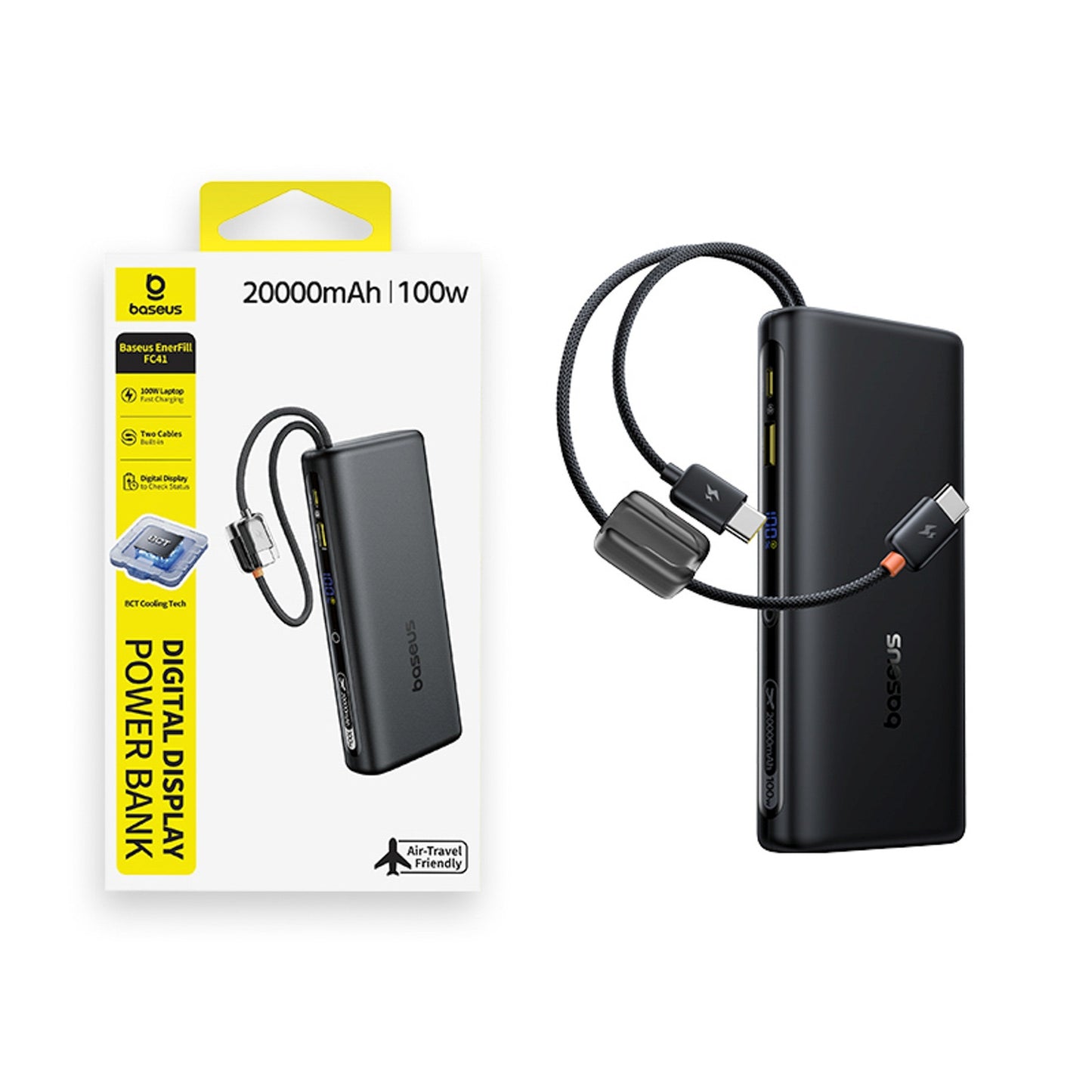 Power Banks – Powerbank 20000mAh 100W with display and built-in - Carlat