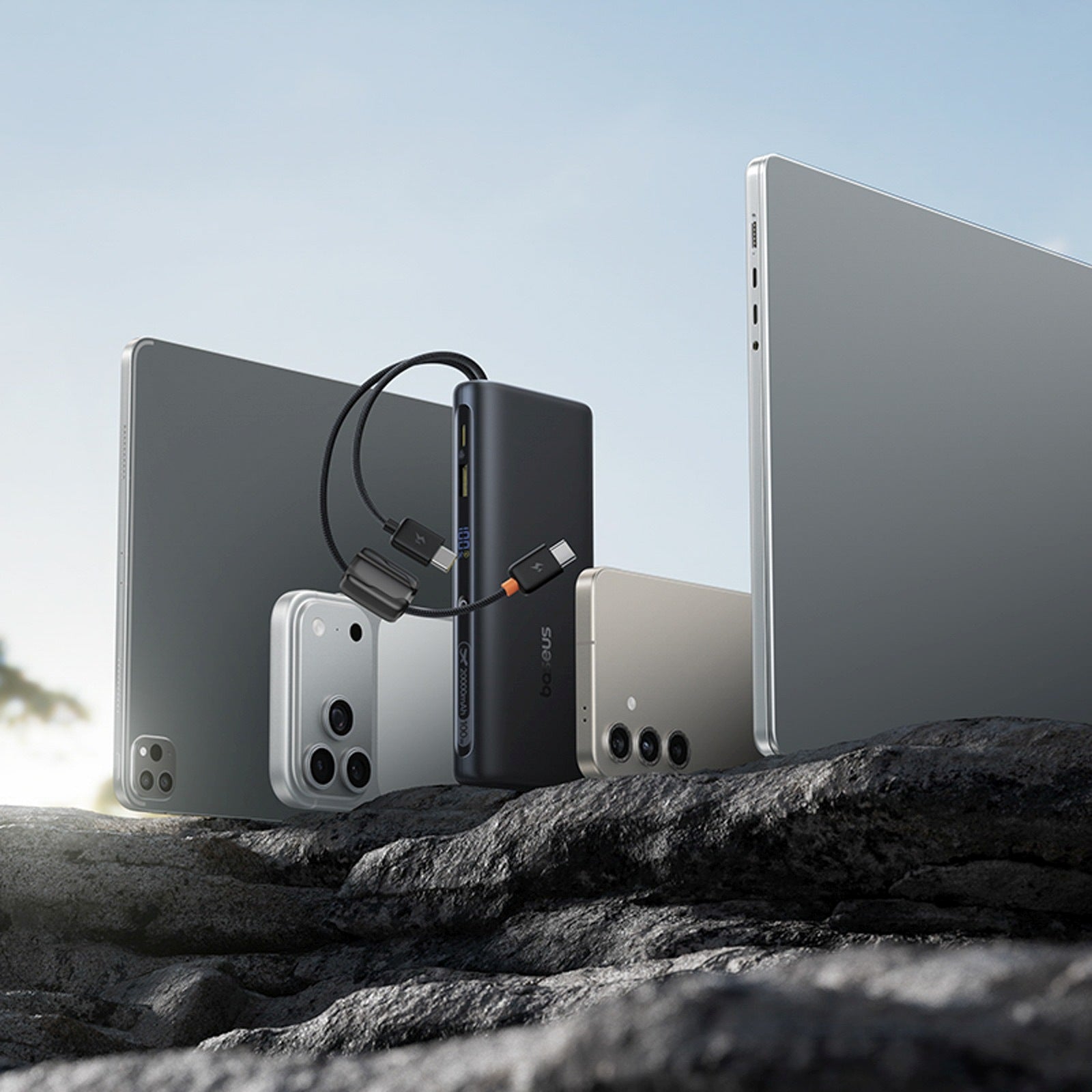 Power Banks – Powerbank 20000mAh 100W with display and built-in - Carlat