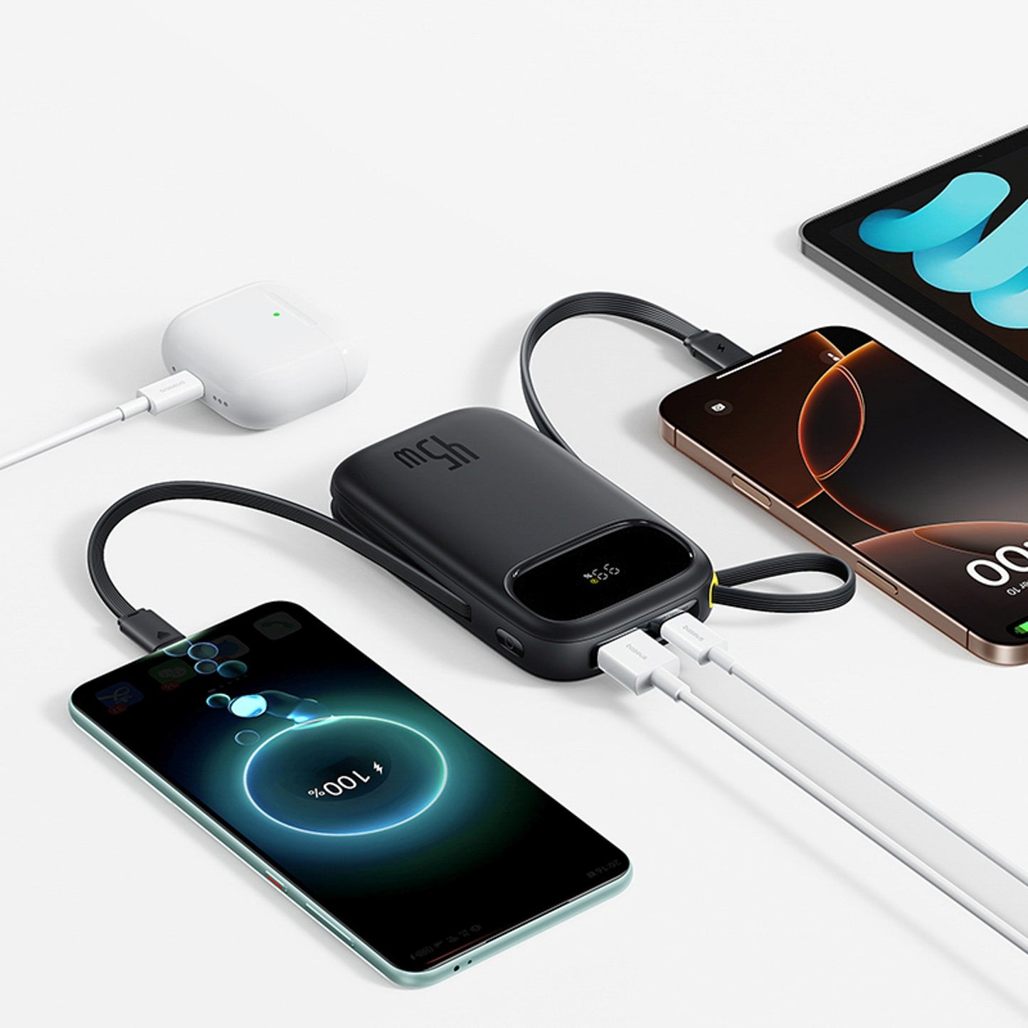 Power Banks – Powerbank 20000mAh 100W with display and built-in - Carlat