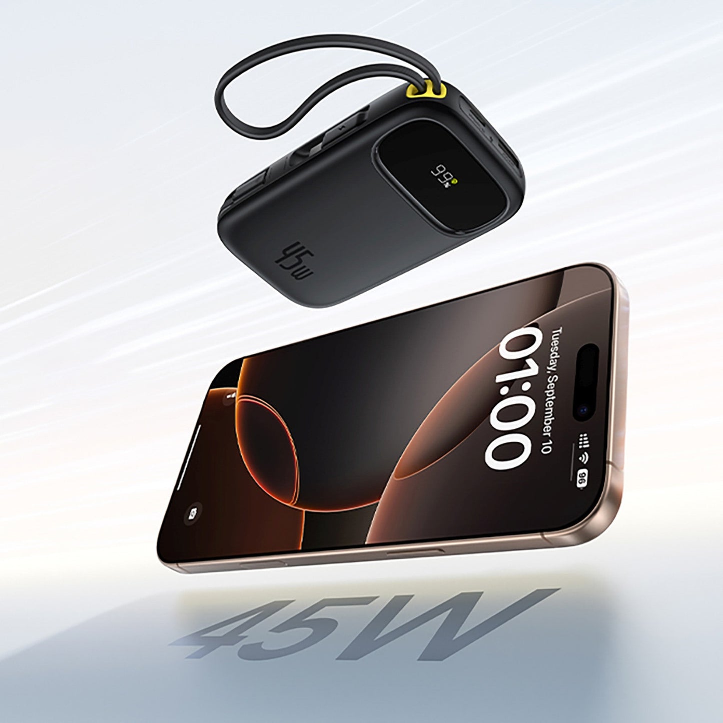 Power Banks – Powerbank 20000mAh 100W with display and built-in - Carlat