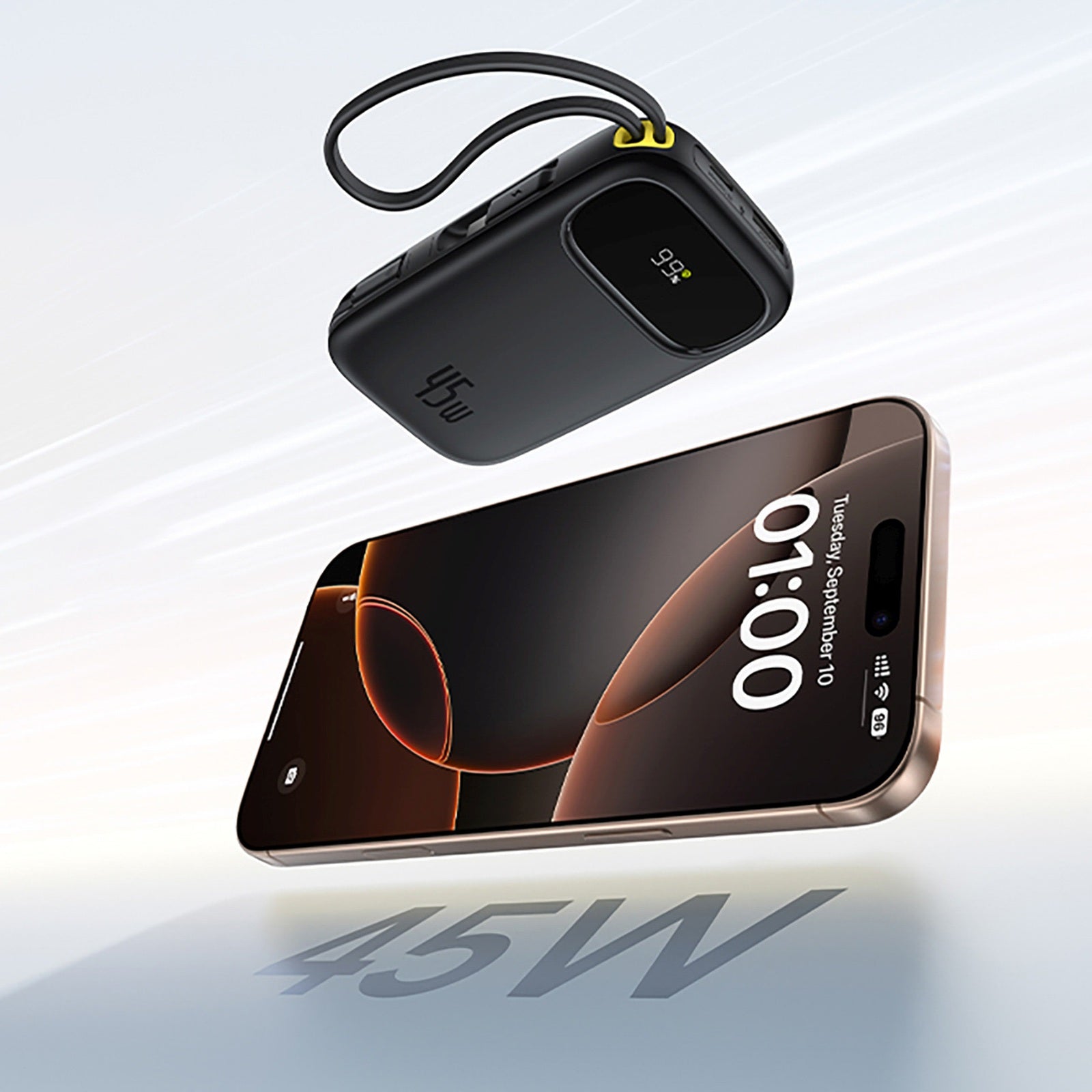 Power Banks – Powerbank 20000mAh 100W with display and built-in - Carlat