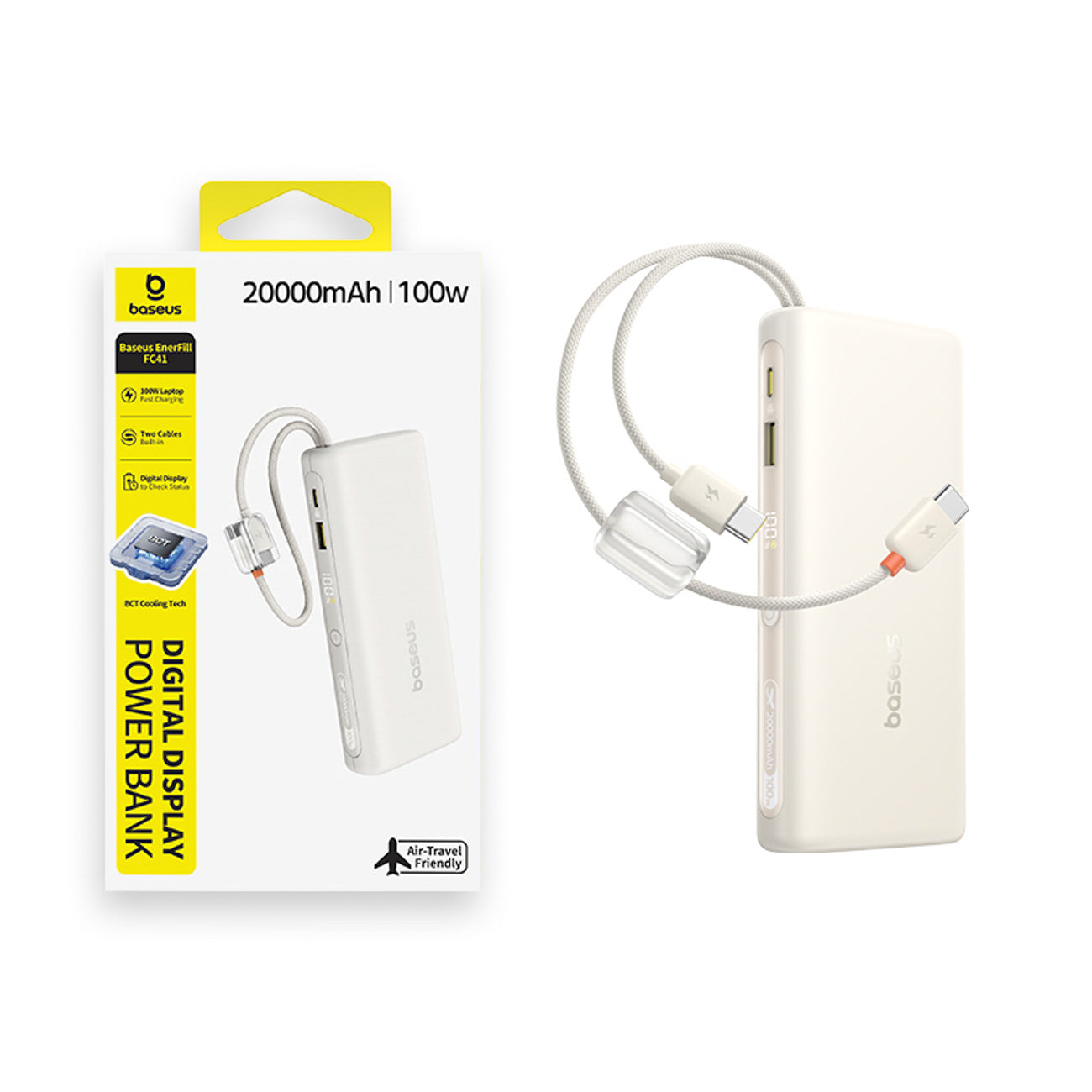 Power Banks – Powerbank 20000mAh 100W with display with two - Carlat