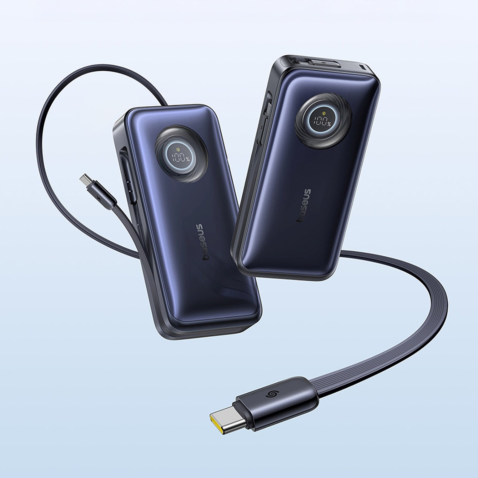 Power Banks – Powerbank 20000mAh 100W with retractable USB-C cables - Carlat
