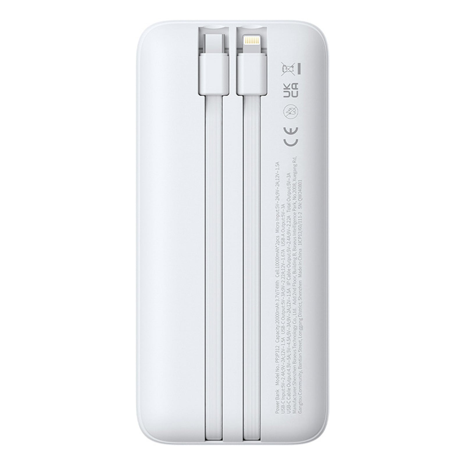 Power Banks – Powerbank 20000mAh 22.5W USB-A USB-C with built-in - Carlat