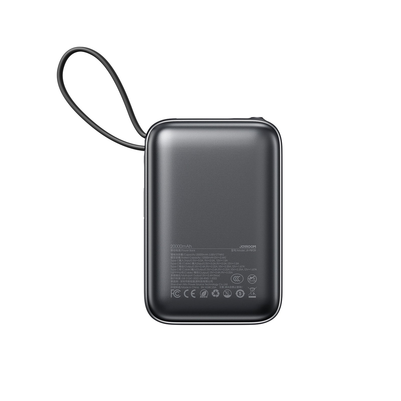Power Banks – Powerbank 20000mAh 22.5W USB-C with double cable - Carlat