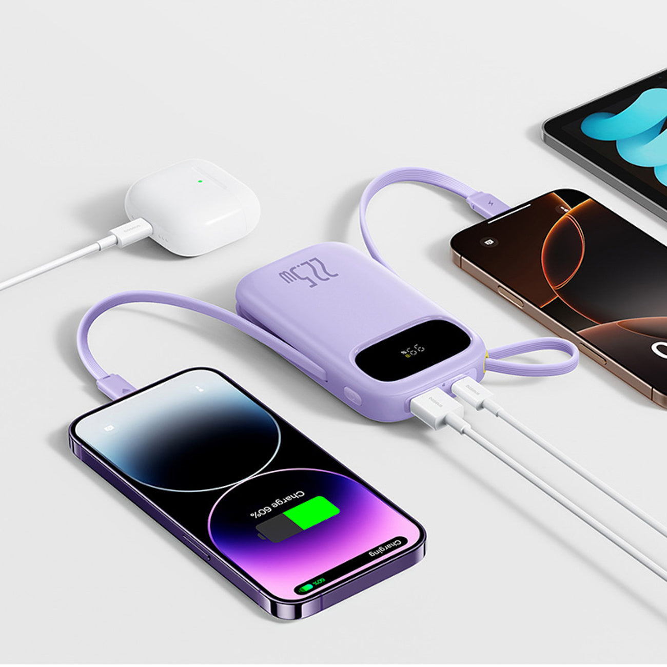 Power Banks – Powerbank 20000mAh 22.5W with display cable EnerFill - Carlat