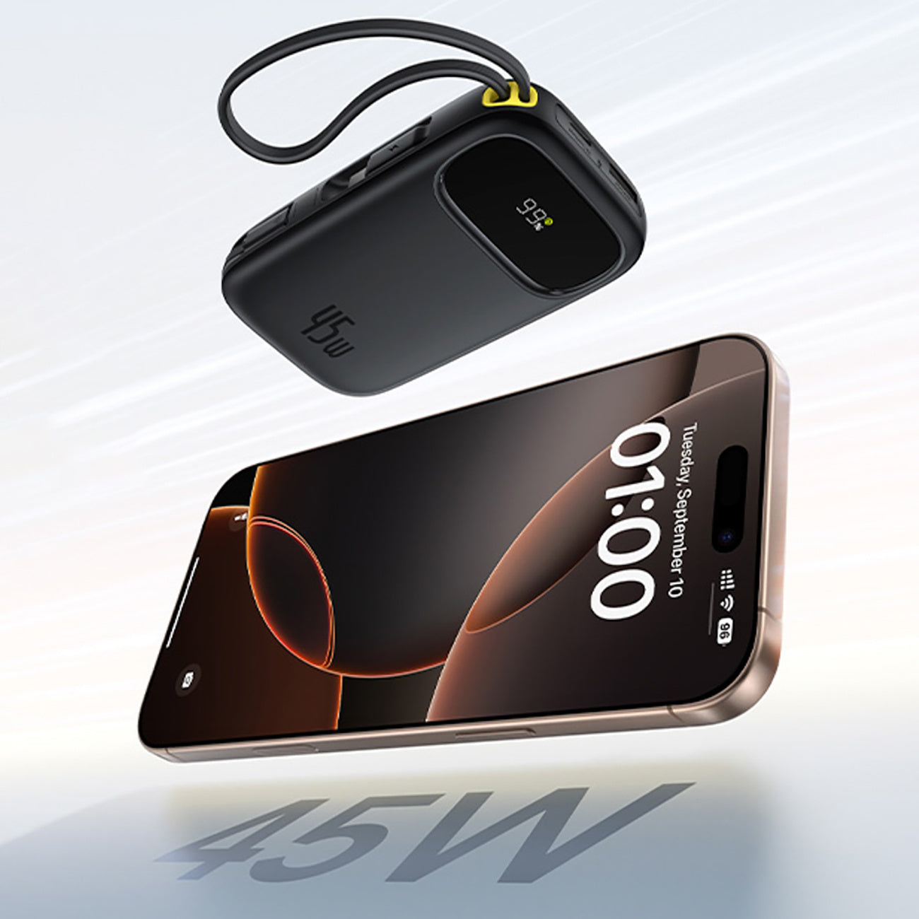Power Banks – Powerbank 20000mAh 45W with display with USB-C - Carlat