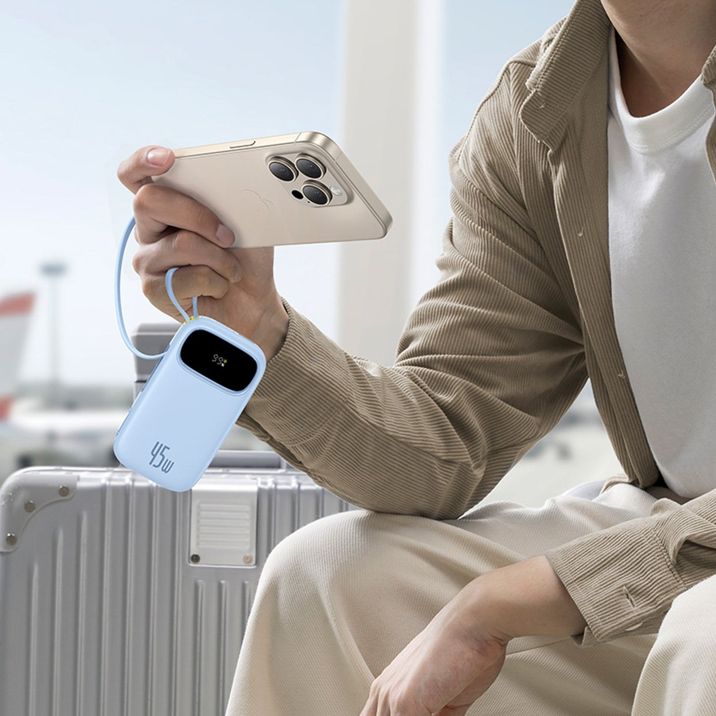 Power Banks – Powerbank 20000mAh 45W with display with USB-C - Carlat