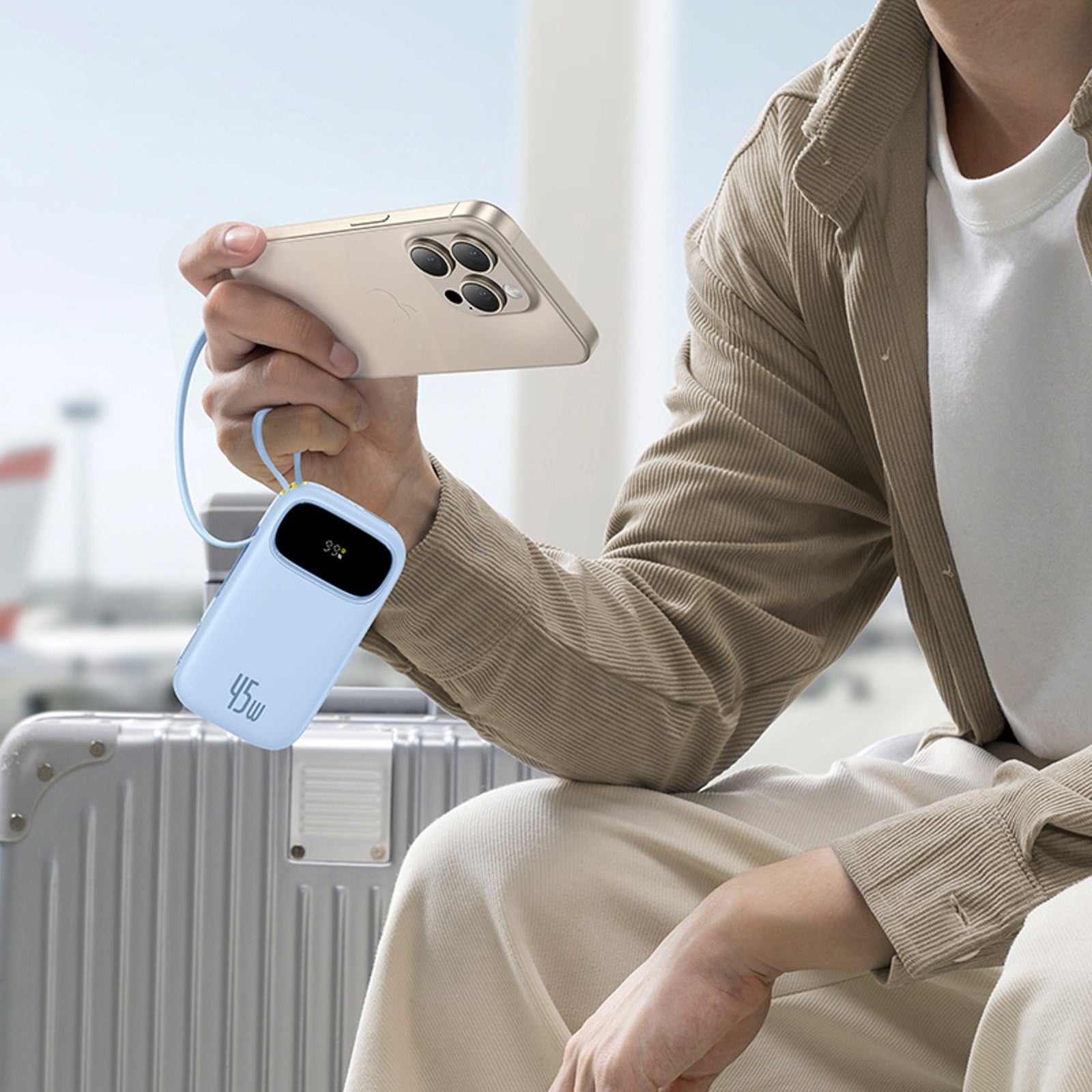 Power Banks – Powerbank 20000mAh 45W with display with USB-C - Carlat