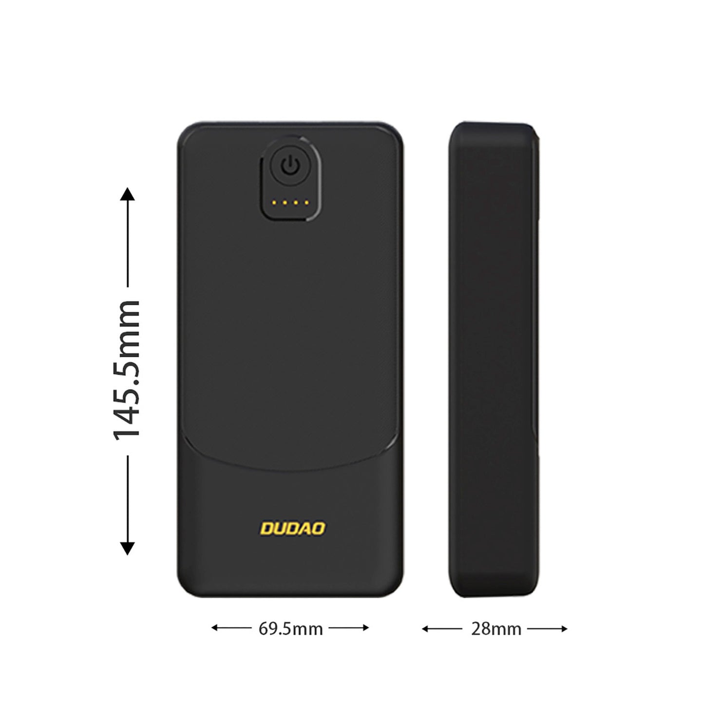 Power Banks – Powerbank 20000mAh USB-A K10Pro 2.4A - black - Carlat
