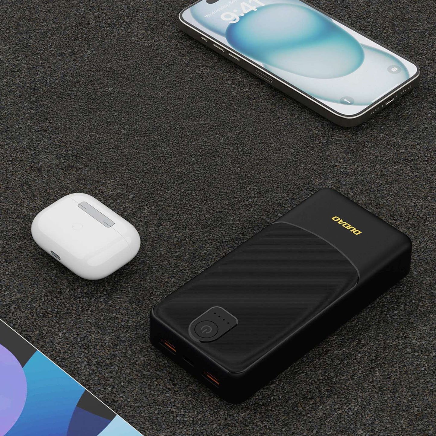 Power Banks – Powerbank 20000mAh USB-A K10Pro 2.4A - black - Carlat