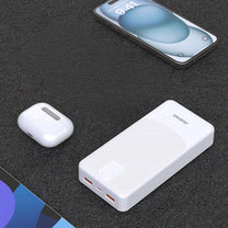 Power Banks – Powerbank 20000mAh USB-A K10Pro 2.4A - white - Carlat