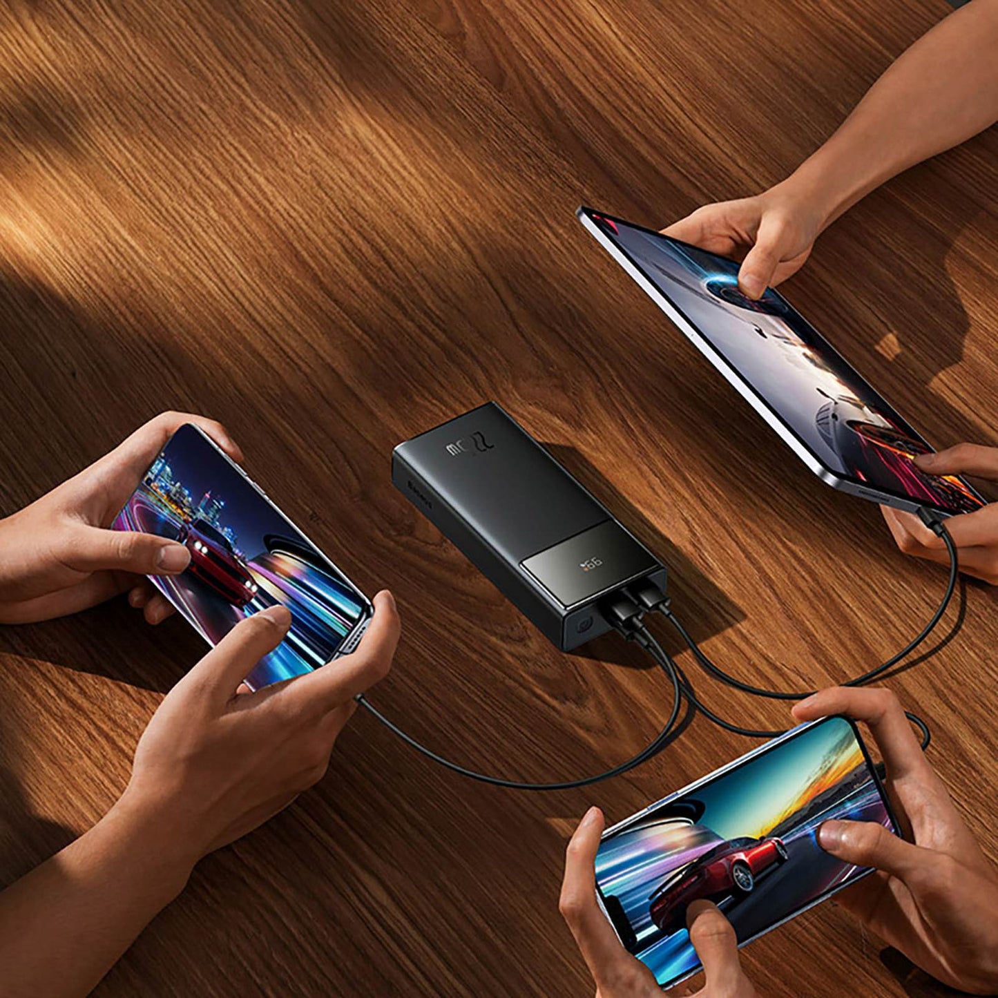 Power Banks – Powerbank 20000mAh USB-A USB-C with display cable - Carlat