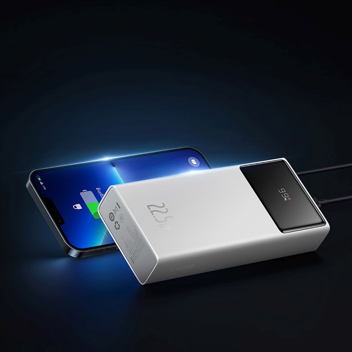 Power Banks – Powerbank 20000mAh USB-A USB-C with display cable - Carlat