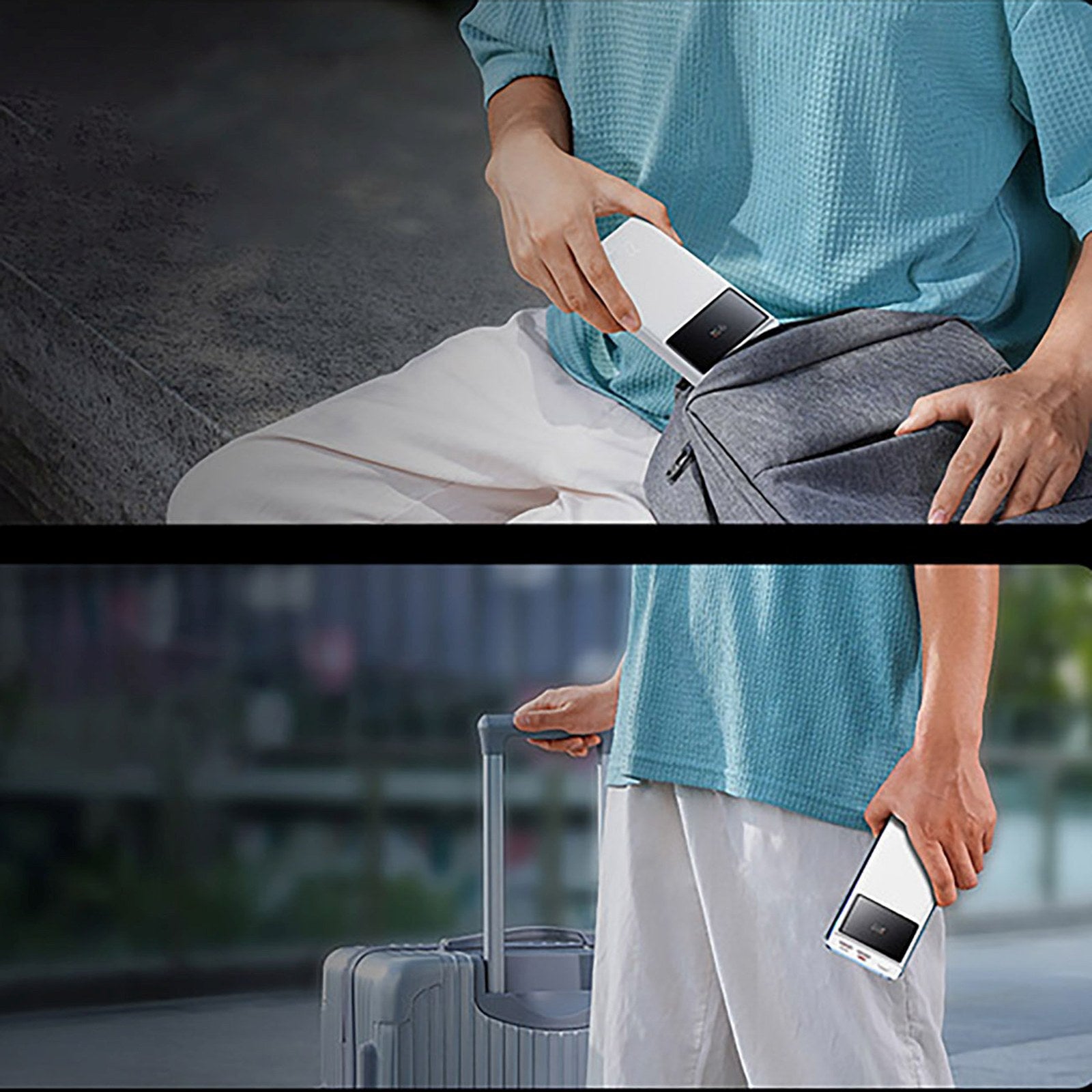 Power Banks – Powerbank 20000mAh USB-A USB-C with display cable - Carlat