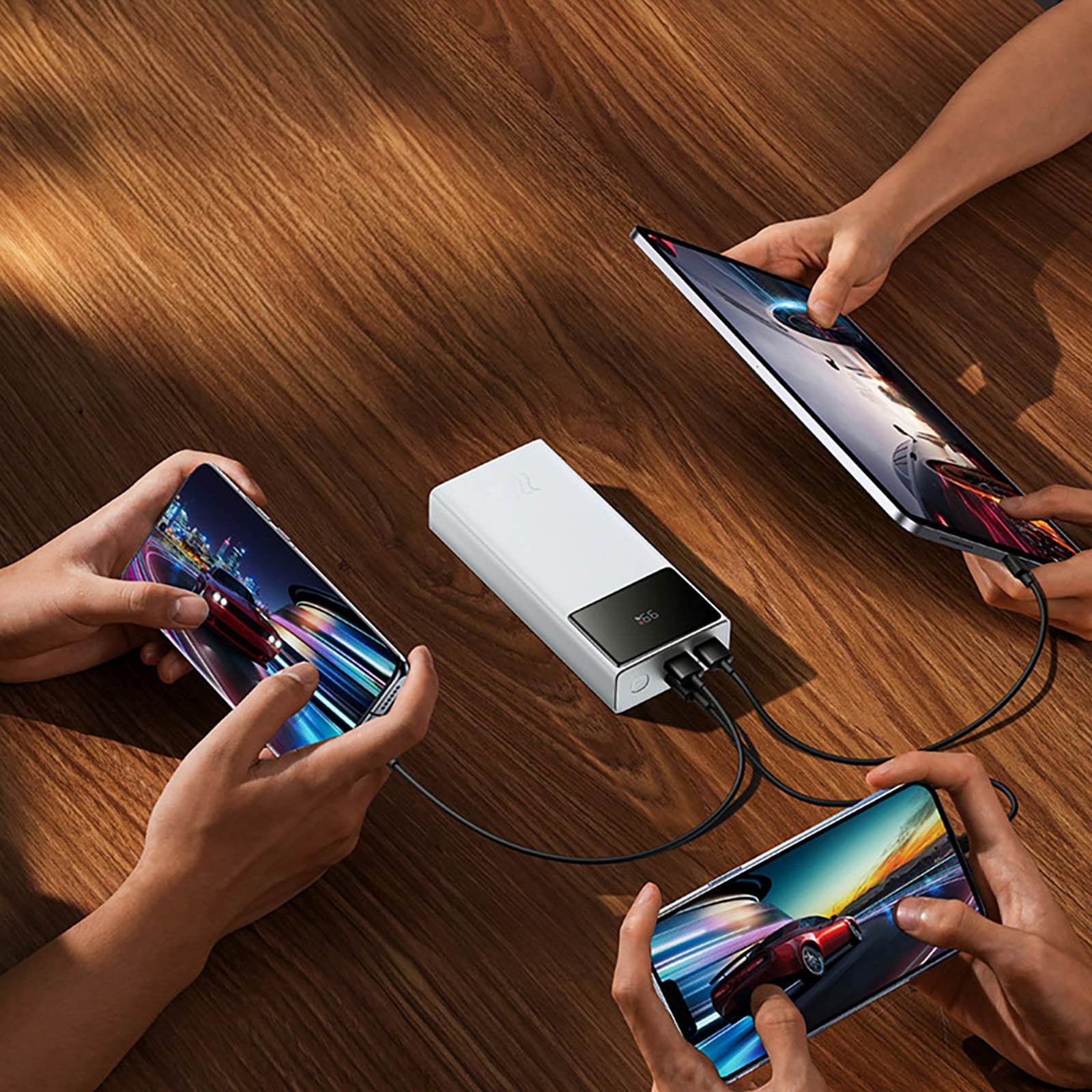 Power Banks – Powerbank 20000mAh USB-A USB-C with display cable - Carlat