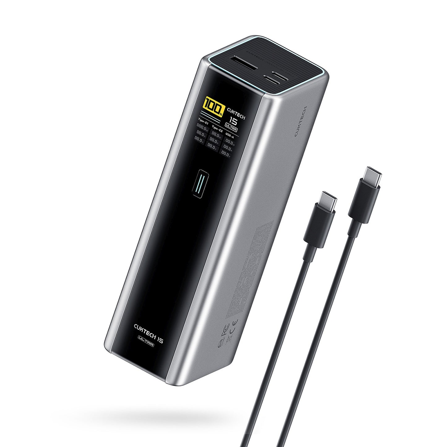 Power Banks – Powerbank 20000mAh USB-C USB-A 210W - gray - Carlat