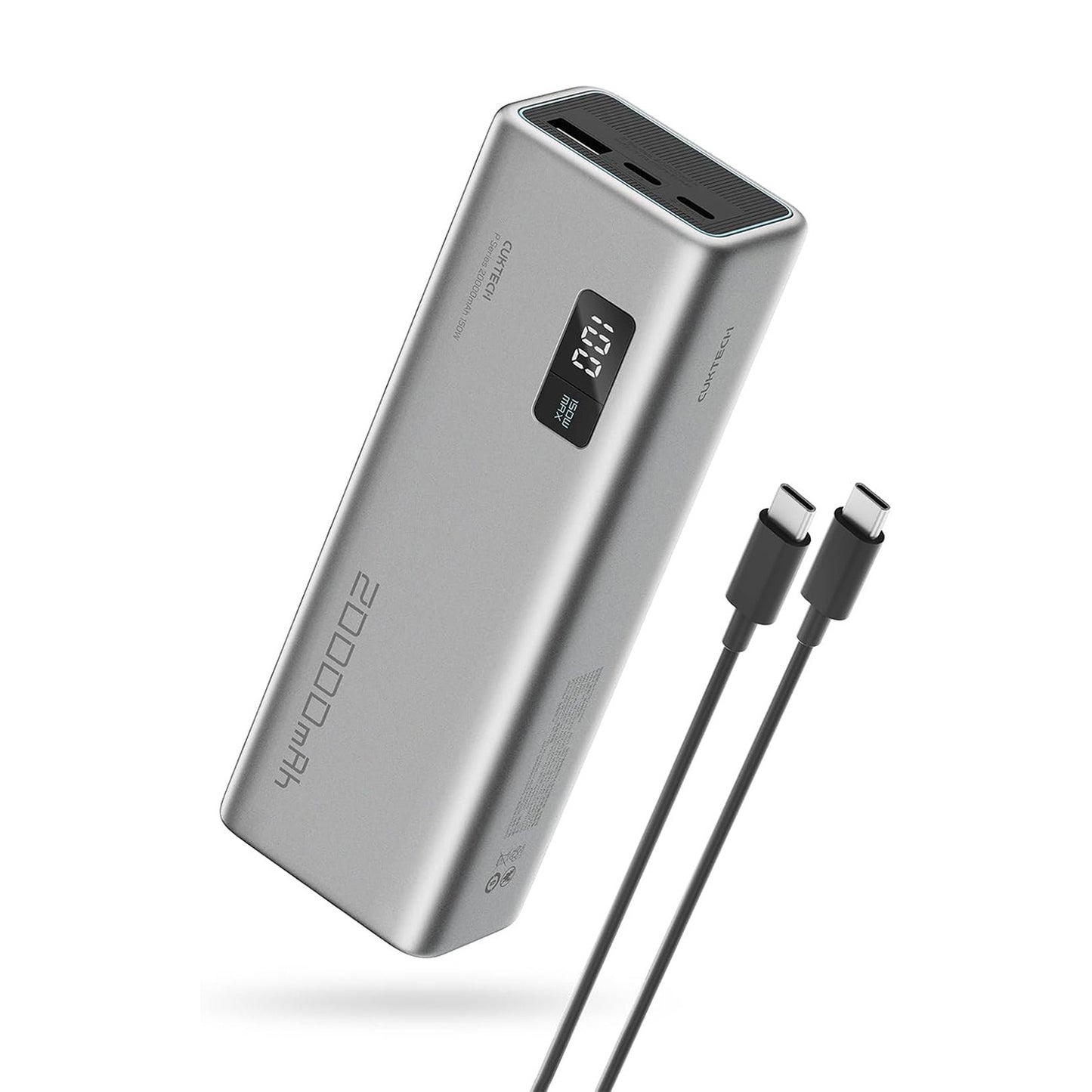 Power Banks – Powerbank 20000mAh USB-C USB-A 210W - gray - Carlat