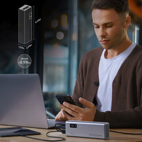 Power Banks – Powerbank 20000mAh USB-C USB-A 210W - gray - Carlat