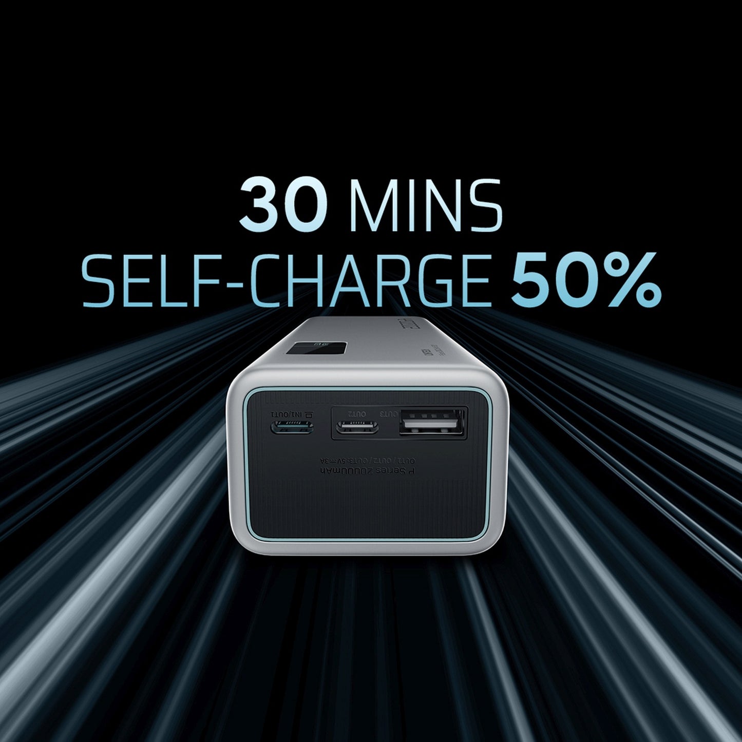 Power Banks – Powerbank 20000mAh USB-C USB-A 210W - gray - Carlat